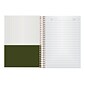 Ampad Gold Fibre Subject Notebooks, 5" x 7", College Ruled, 100 Sheets, Green (20-801R)