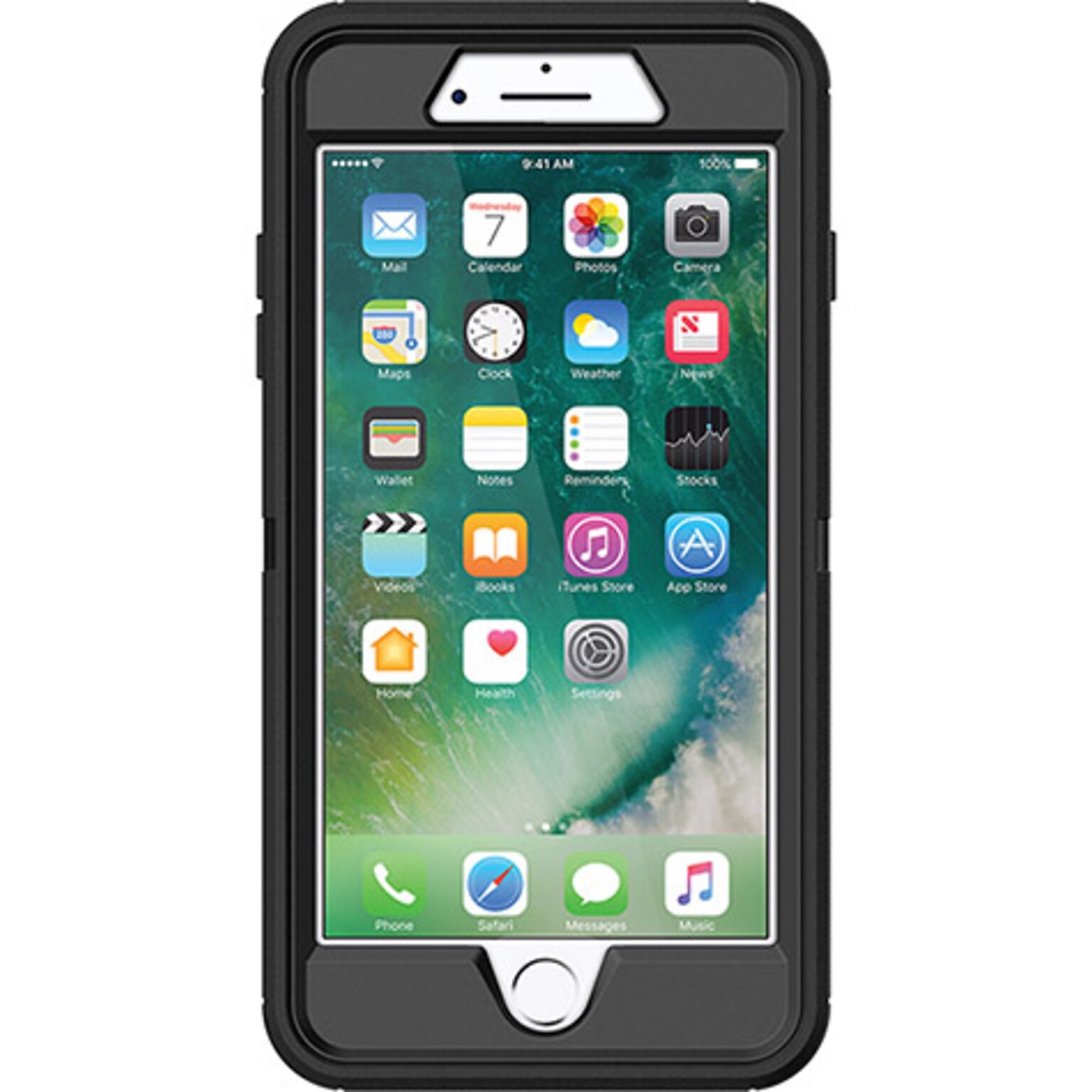 OtterBox Defender Series Black Case for iPhone 8 Plus/7 Plus (77-56825)