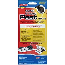 PIC Glue Pest Trap for Spiders & Snakes, 4-Pack, (GPT-4)