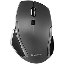 Verbatim Deluxe 98621 Wireless Blue LED Mouse, Graphite