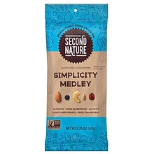Second Nature Simplicity Medley Gluten Free Fruit & Nut Trail Mix, 2.25 oz., 12 Bags/Pack (KAR01171)
