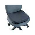 ComfortMakers Deluxe Memory Foam Chair Cushion, Black (91061)