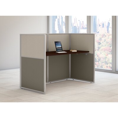 Bush Business Furniture Easy Office 60"W Cubicle Workstation, Mocha Cherry (EOD260MR-03K)