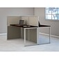 Bush Business Furniture Easy Office 60"W 2 Person Back to Back Cubicle Workstation, Mocha Cherry (EOD460MR-03K)