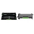 Brother Original DR820 Drum Unit and 2-Pack TN850 Black High Yield Laser Toner Cartridge