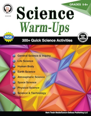 Science Warm-Ups, Grades 5 - 8 Paperback (404259)