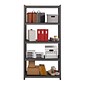 Iron Horse 3200 Concealed Rivet 5-Shelf Metal Stand Alone Shelving Unit, 36" W, Gray (20996)