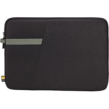 Case Logic Ibira Polyester Laptop Sleeve for 11 Laptops, Black (IBRS-111-BLACK)
