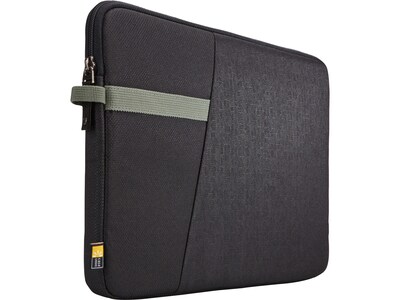 Case Logic Ibira Polyester Laptop Sleeve for 11" Laptops, Black (IBRS-111-BLACK)