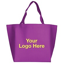 Custom Budget Grocery Tote Bag; 13x19-1/2, (QL47974)