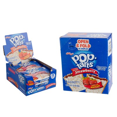 Pop-Tarts Frosted Strawberry Toaster Pastries, 3.67 oz., 6/Box (KEL31732)