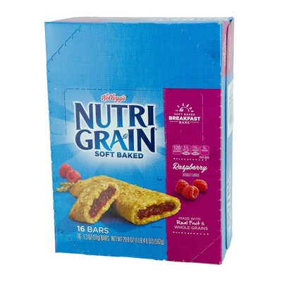 Nutri-Grain Raspberry Breakfast Bar, 1.3 oz., 16 Bars/Box (511382)