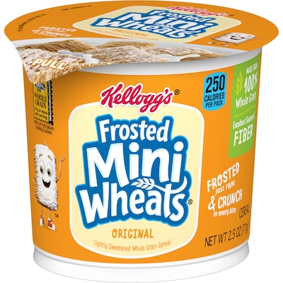 Keebler Frosted Mini Wheats Original Cereal, 2.5 oz., 6/Box (KEE42798)