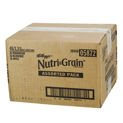 Nutri-Grain Breakfast Bar Variety Pack, 1.3 oz., 48 Bars/Box (KEE05872)