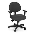 OFM™ Fabric 24-Hour Computer Task Chair With Arms; Charcoal
