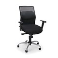 OFM AirFlo Fabric High Back Executive Task Chair With Silver Accents, Gray