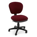 OFM Lite Use 150-122-T Fabric Computer Task Chair, Burgundy
