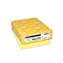 Exact Index 110 lb. Paper, 8.5 x 11, Canary, Pack (WAU49541)