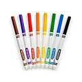 Crayola Kids Markers, Fine, Assorted Colors, 8/Box (58-7709)