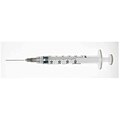 Exel Luer Lock 3cc Syringe with Needle, 22G x 3/4, 100/Box (26115)