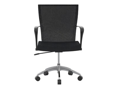 Safco Valoré Mesh Back Fabric Task Chair, Black (TSH3BB)