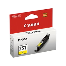 Canon 251Y Yellow Standard Yield Ink Cartridge (6516B001)