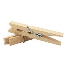 CREATIVITY STREET Woodcrafts Wood Clothespins, Natural, 50-Count (CKC365801)