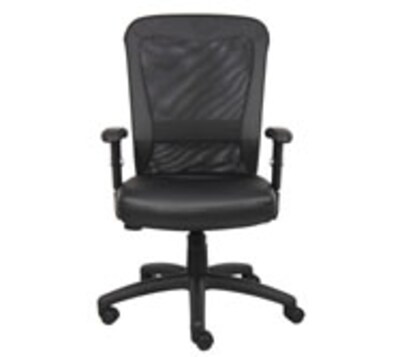 Boss Mesh-Back Manager Web Chair, Black (B580)