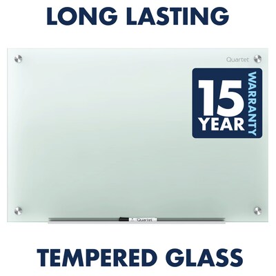 Quartet Infinity Glass Dry-Erase Whiteboard, 4' x 3' (G4836F)