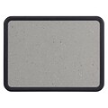 Quartet Contour Granite Bulletin Board, Black Frame, 3H x 4W (699375)