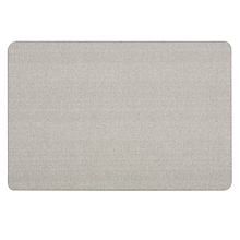 Quartet Oval Office Fabric Bulletin Board, Frameless, 3 x 2 (7683G)