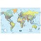 House of Doolittle Laminated World Map, 38" x 25" (HOD711)