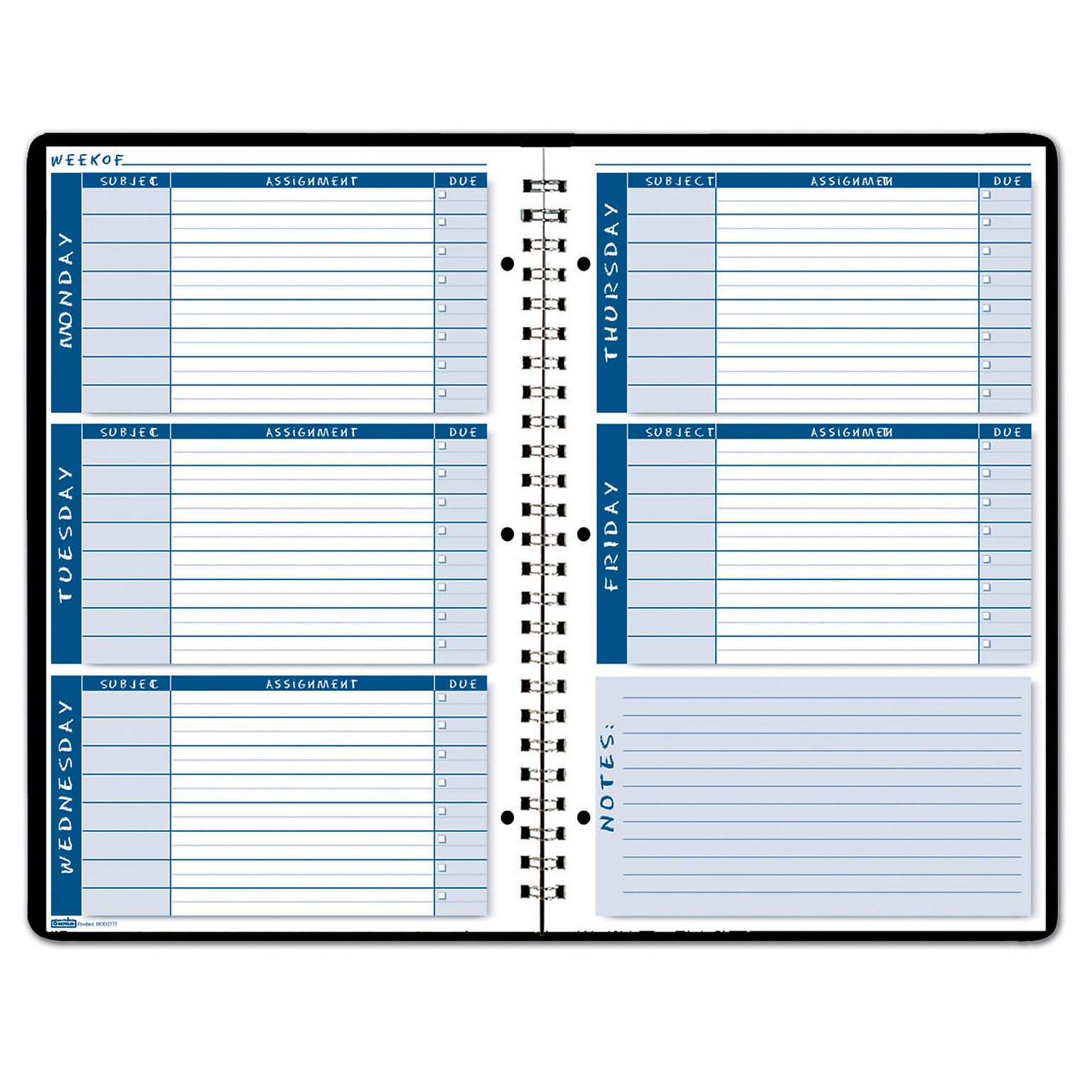 House of Doolittle Non-Dated Assignment Book Student Planner (HOD2575)