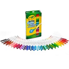 Crayola Washable Markers Super Tips W/Silly Scents, Assorted, 50/Pack (BIN585050)