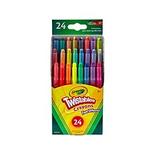 Crayola Twistables Fun Effects! Mini Crayons, 24/Pack (52-9824)