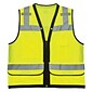 GloWear 8253HDZ Heavy-Duty Mesh Surveyors Vest, ANSI Class R2, L/XL, 1 pack (23325)