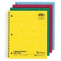 Oxford Earthwise Recycled 5-Subject Notebook, 8-1/2 x 11, College Ruled, 200 Sheets, Assorted Colors (25-161)