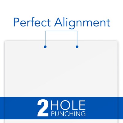 Swingline® Comfort Handle 2-Hole Punch, 28 Sheet Capacity, Black/Gray (A7074050)