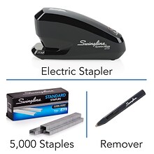 Swingline Speed Pro Electric Desktop Stapler, 25-Sheet Capacity, Staples Included, Black /Pack (4214