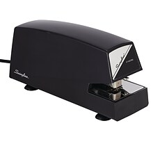 Swingline Commercial Electric Desktop Stapler, 20-Sheet Capacity, Staples Included, Black/Silver (67