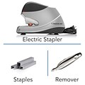 Swingline Optima Electric Desktop Stapler, 45-Sheet Capacity, Staples Included, Gray/Silver /Pack (4