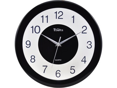 Tempus Wall Clock, 12"Dia. (TC1236728B)