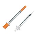 Exel Insulin Syringe With Needle; U-100 28G x 1/2, 500/Case, 28G