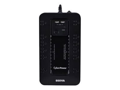 CyberPower 950 VA Battery Backup UPS, 12-Outlets, Black (SX950U)
