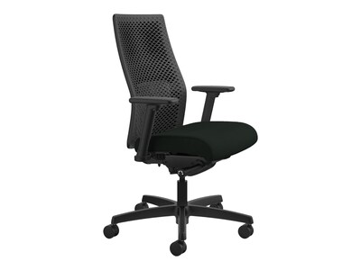HON Ignition 2.0 Mesh Back Fabric Task Chair, Black (HONI2MRL2AC10KC)