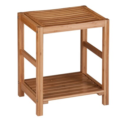 Honey Can Do bamboo stool, natural bamboo ( BTH-02100 )
