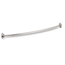 Honey Can Do 72 Curved Hotel Shower Rod, Brushed Nickel ( BTH-03382 )