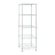 Honey-Can-Do 5-Tier Shelving Unit, 24W, White ( SHF-01055 )