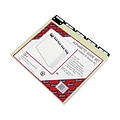 Smead Heavy Duty File Guide, 1/5 Cut Tab, Letter Size, Gray/Green, 25/Set (50576)