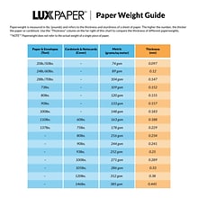 LUX Colored Paper, 32 lbs., 8.5 x 11, Blush, 50 Sheets/Pack (81211-P-114-50)